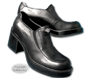 Harley Davidson women's Pavement Gore black slip on oxford